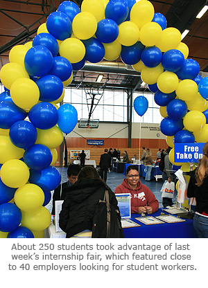 Intern Fair Helps Students Find Work