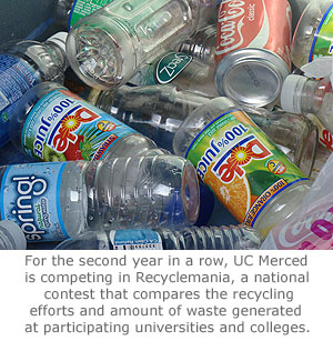 Competition Drives UC Merced Recycling Efforts