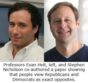 Interdisciplinary Study Finds Political Parties Viewed as Polar Opposites