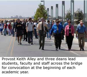 Bridge Crossing, Convocation - A Campus Tradition Continues