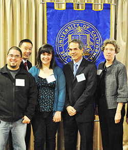 photo of UC Merced staff, recpients, and sponsors