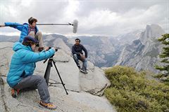 Filming in Yosemite