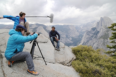 Filming in Yosemite