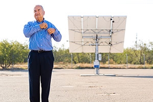 Professor Roland Winston's designs contributed to a Nobel Prize-winning experiment.