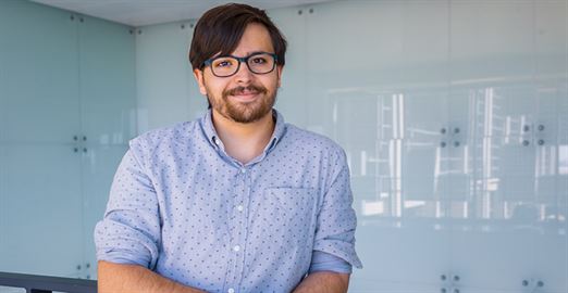 Jonathan Daniel, who is working on a doctorate degree in Physics, is part of the Cal-Bridge program funded by NSF.