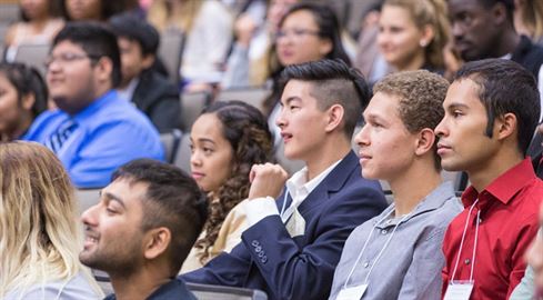 About 300 undergraduate and graduate students participated in the 2017 Leadership Conference.