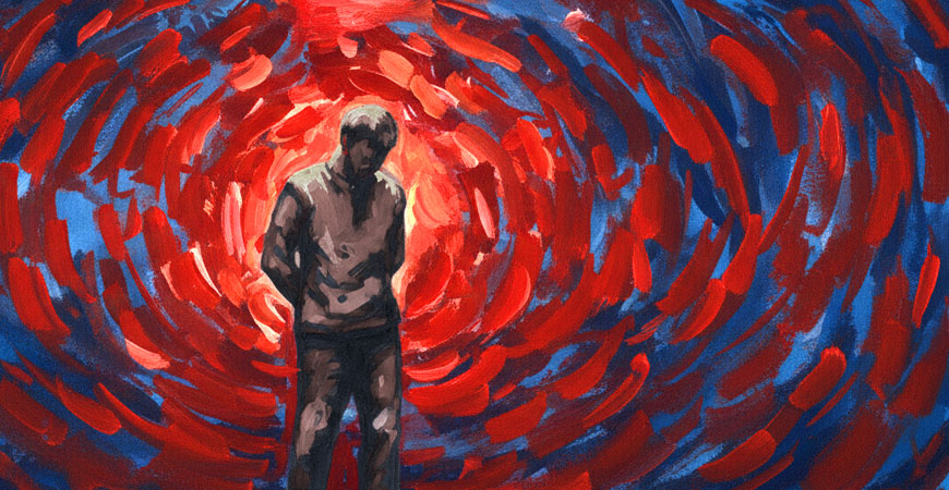 Illustration of politics and immigration policy