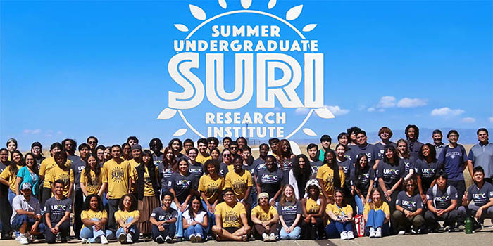 Group of students and staff at UC Merced