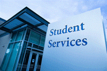 The Student Services Building earned a platinum LEED certificate from the U.S. Green Building Council.