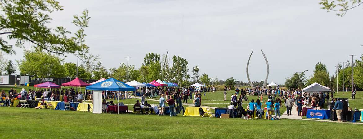 Bobcat Day provides students an opportunity to see the campus. 