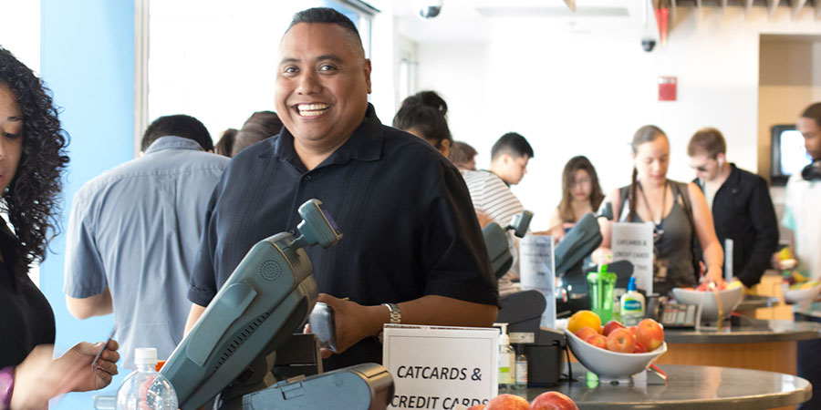 The choices are endless at the Yablokoff-Wallace Dining Center. 