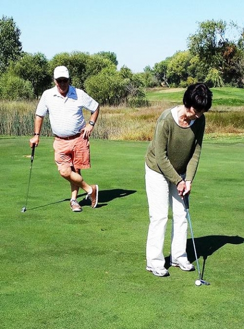 Chancellor Dorothy Leland at the Ma Kelley Memorial Shoot-Out