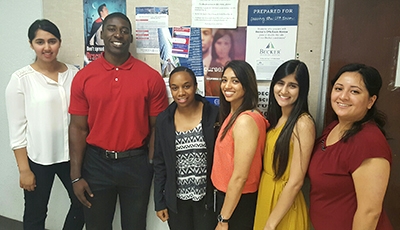 SJV-PRIME students (from left) Neetu Malhi, Kenneth Job, Karenee Demery, Monique Atwal, Mandeep Sidhu and Stephanie Melchor.