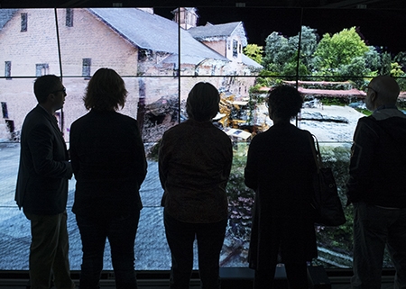 The WAVE is an immersive visual experience that transports researchers and visitors to locations around the world.