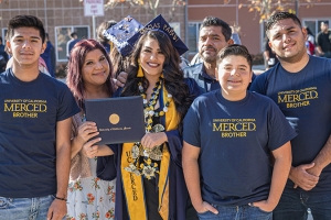 Family and friends of the newest UC Merced graduates gathered at Joseph Edward Gallo Recreation and Wellness Center last weekend for Fall Commencement.