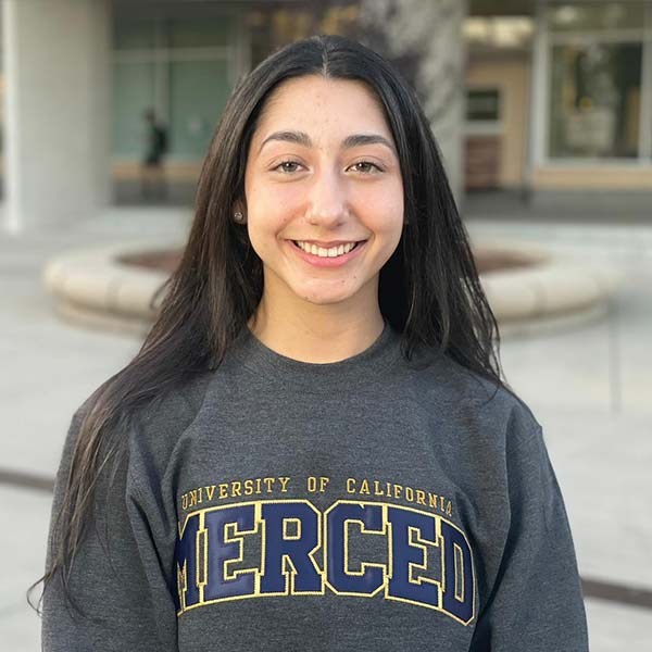 the college tour highlighting uc merced student Michaela LoPresti